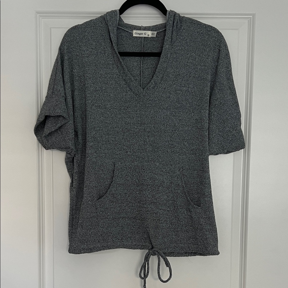 Ginger G Charcoal Women's Hoodie Top